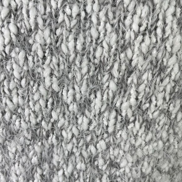 Buffalo White Gray Eyelash Cozy Sweater Small - Picture 7 of 8